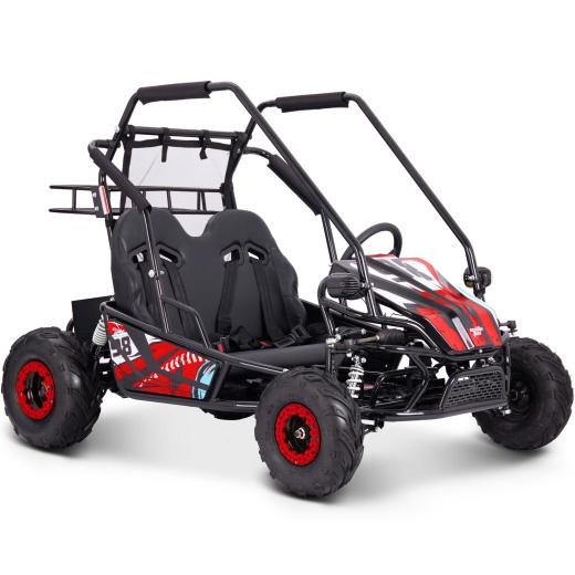 Mototec Mud Monster Xl 60V 2000W Electric Go Kart Full Suspension Red, Yes, Assembled/Tested
