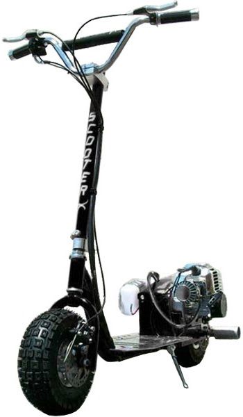 ScooterX Dirt Dog 49Cc Black - Stand Up Gas Scooter
