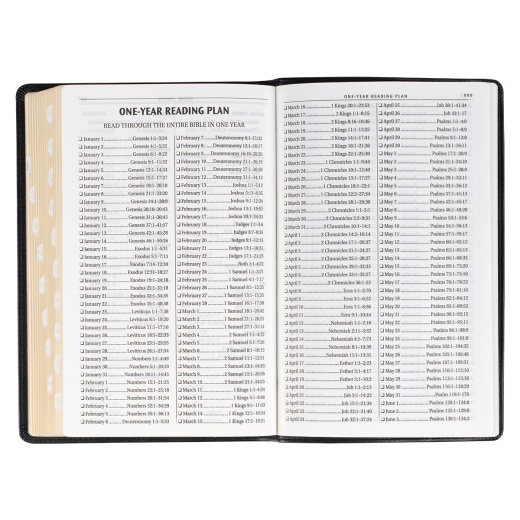 Kjv Bible Deluxe Gift Faux Leather, Black