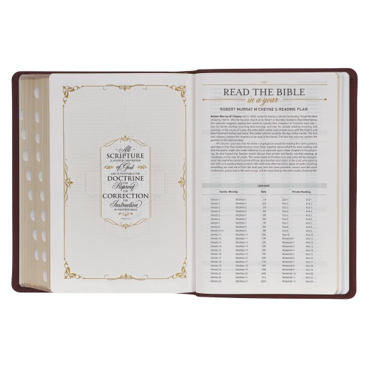 KJV Study Bible Full-Grain Leather, Saddle Tan