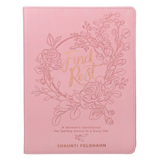 Find Rest Faux Leather Devotional