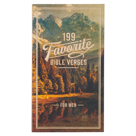 199 Favorite Bible Verses For Men Softcover - Inspirational Gift Book
