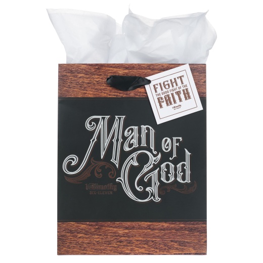 Man of God Medium Gift Bag - Christian Art Gifts