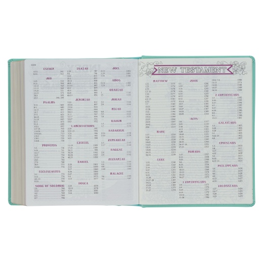 Teal Butterfly Hardcover My Creative Bible for Girls