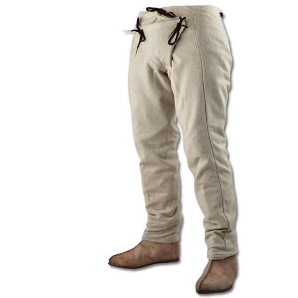 15th Century Pants: Natural, Large