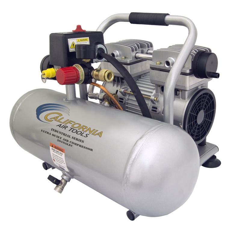 California Air Tools Ultra Quiet, Oil-Free, Lightweight 2010ALFC Air Compressor (Industrial Series)