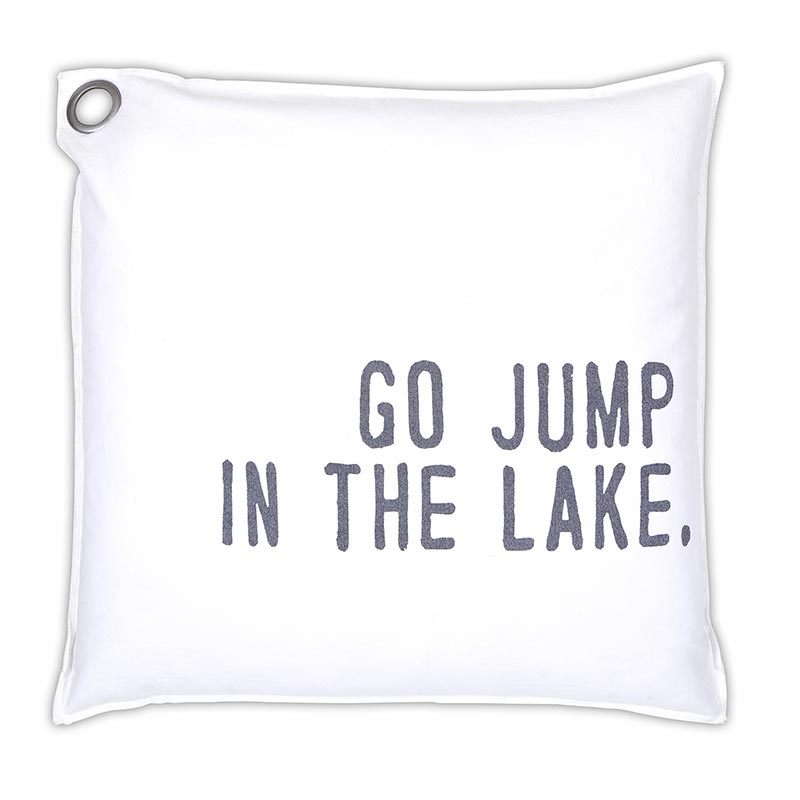 Face To Face Euro Pillow - Go Jump In The Lake