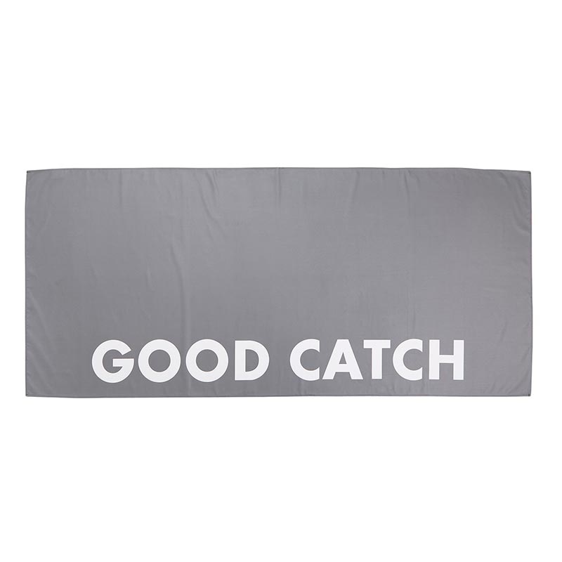 Face To Face Beach Towel - Quick Dry Oversized Beach Towel - Good Catch