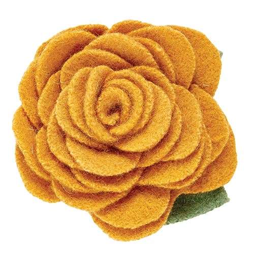 Medium Pet Collar Flower - Marigold
