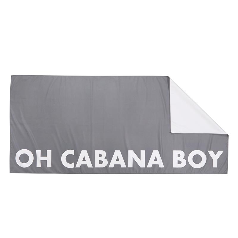 Face To Face Beach Towel - Quick Dry Oversized Beach Towel - Oh Cabana Boy