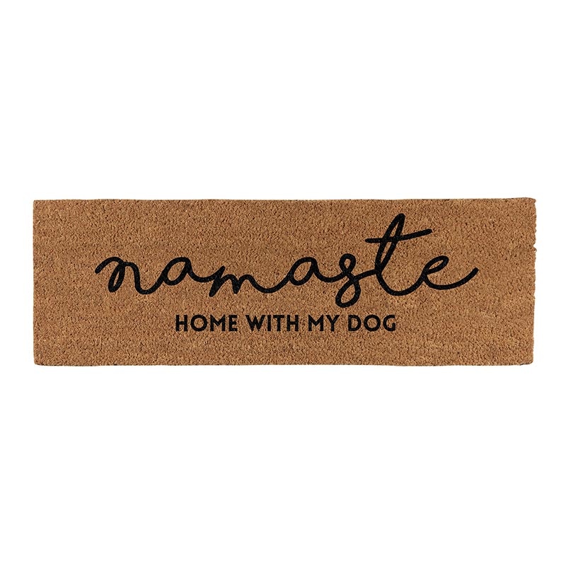Coir Mat - Namaste Home With My Dog
