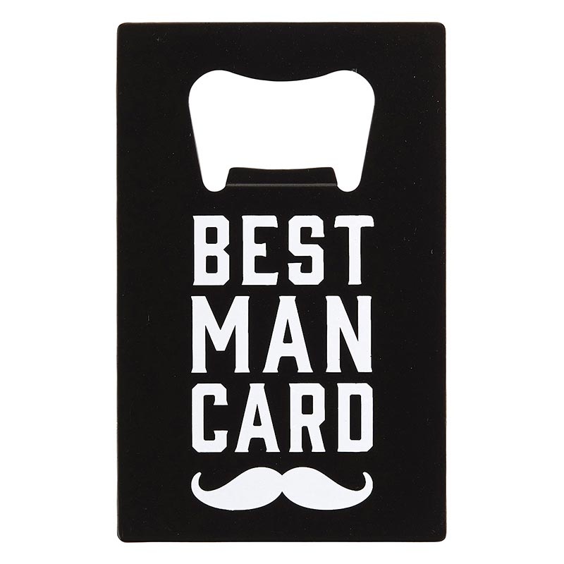 Man Card Bottle Opener - Best Man