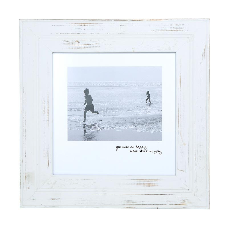 Face To Face Photo Frame - You Make Me Happy When Skies Are Grey
