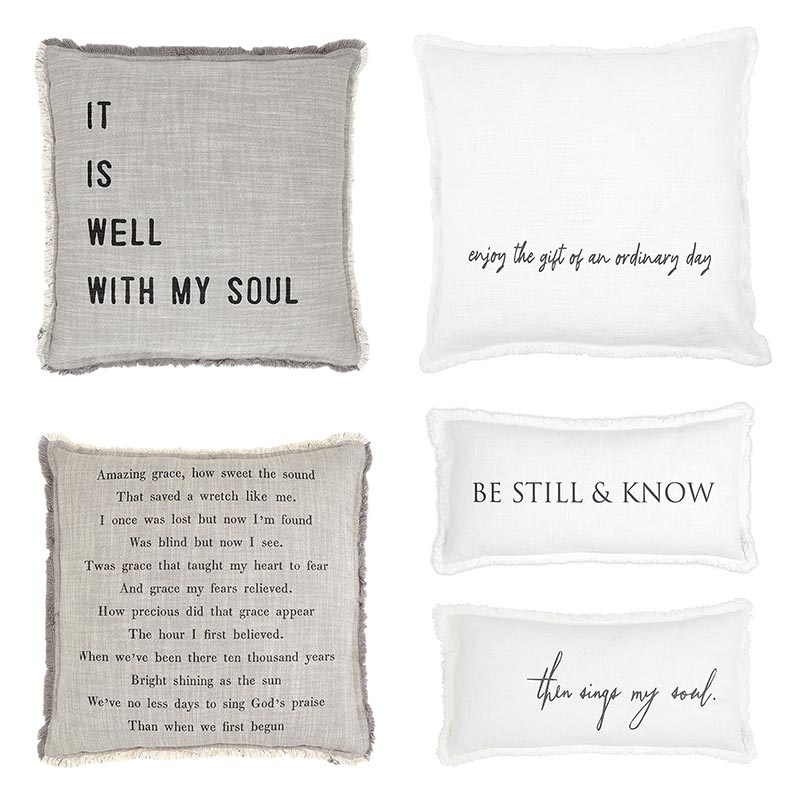 Pack Smart - Face To Face Inspirational Pillow Collection