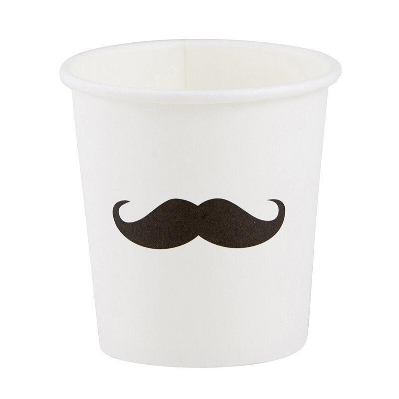 Paper Shot Cups - Mustache