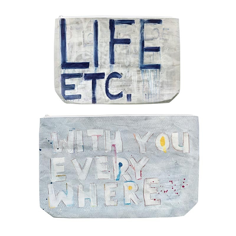 Pieces Of Me Tyvek Bag - With You/Life, Etc. - Set Of 2