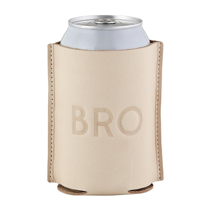 Leather Coozie - Bro