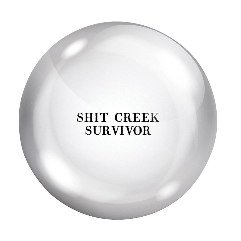 Face To Face Paper Weight - Shit Creek Survivor