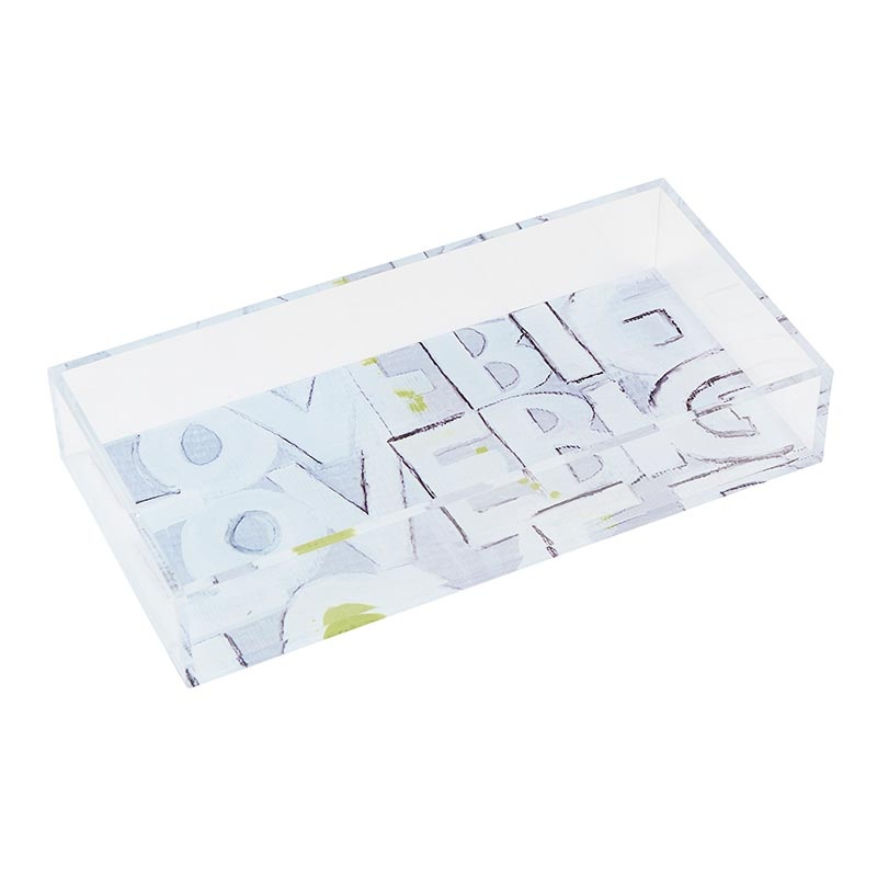 Pieces Of Me Lucite Tray - Love Big