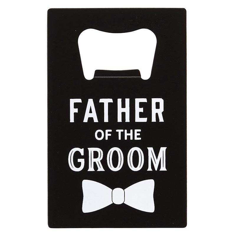 Man Card Bottle Opener - Father Of The Groom