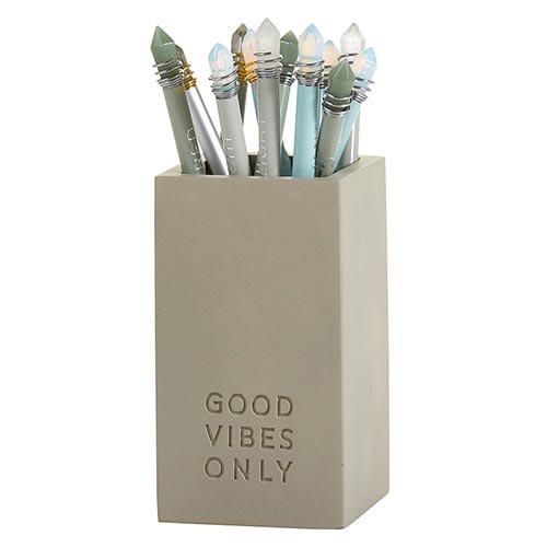 Turquoise Crystal Pen Filled Display