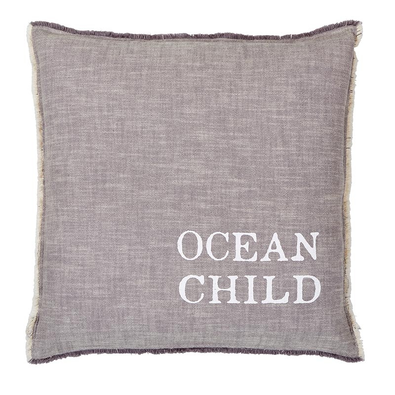 Face To Face Euro Pillow - Ocean Child