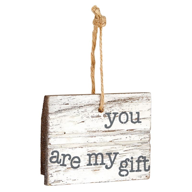 Face To Face Wood Ornament - You Are My Gift