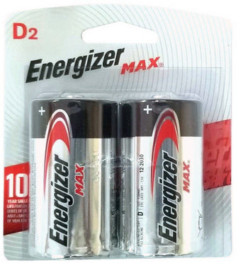 sieraden Wedstrijd verdamping Energizer Usa Max Batteries E95 D Size Alkaline Battery 2 Pack Carded