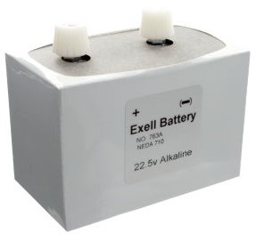Exell A Alkaline 22.5V, Neda 710 Battery, Replaces Er
