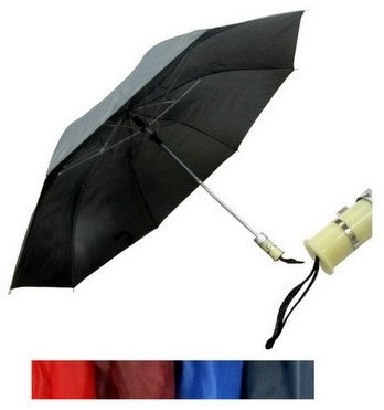 Ladies' Folding Push-Button Umbrellas - Assorted Colors