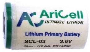 Aricell Er14250, 1/2 Aa Size 3.6 Volt Ultimate Lithium Primary Battery