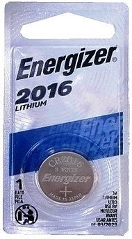 Energizer (Cr2016) 3 Volt Lithium Coin Battery, One On Card