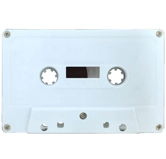 Blank Audiocassette Tape - White