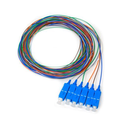 Buy 6 Fiber Pigtail, Singlemode, Blue Boot Sc/Upc, 3m Online