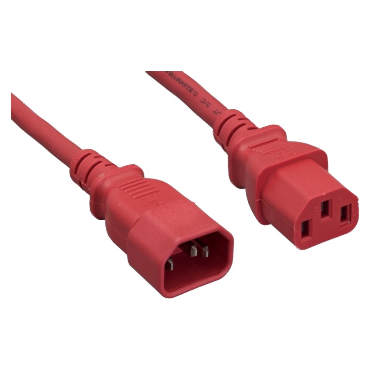 Computermonitor Power Extension Cord C13 To C14 10a 3ft 7923