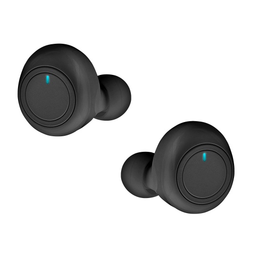 Bluetooth Earbuds with True Wireless Stereo in Black