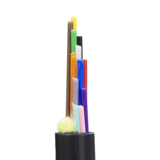 1000Ft Black 12 Fiber Outdoor Singlemode Fiber Optic Cable