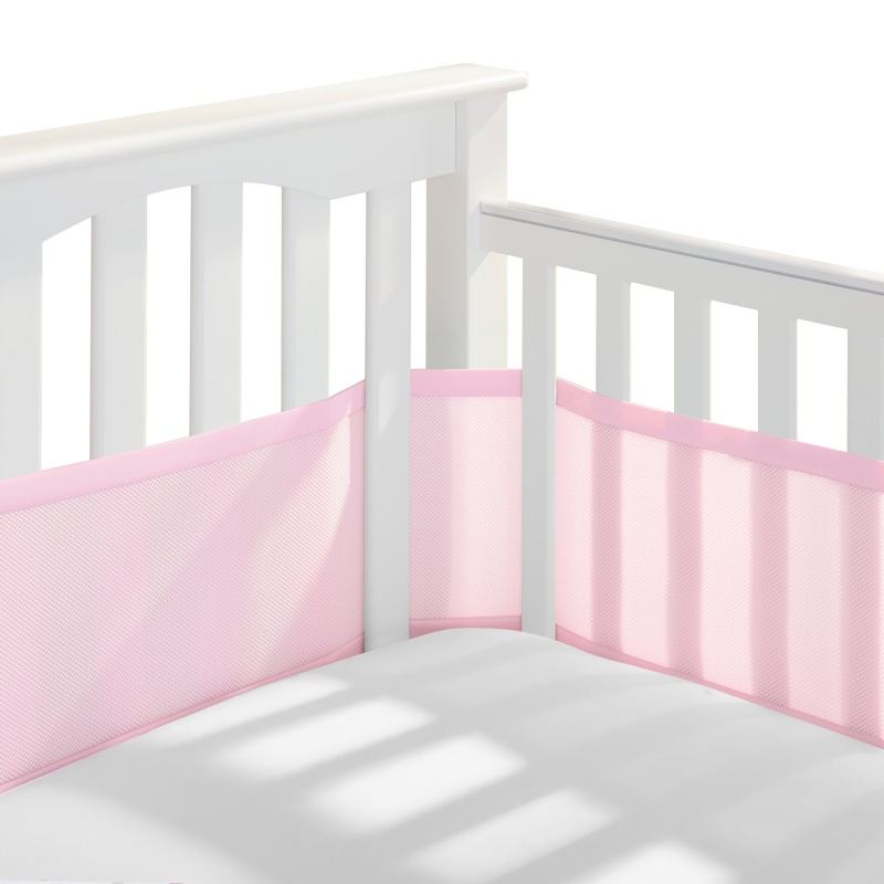 Breathable Mesh Crib Liner For Full Sized Crib