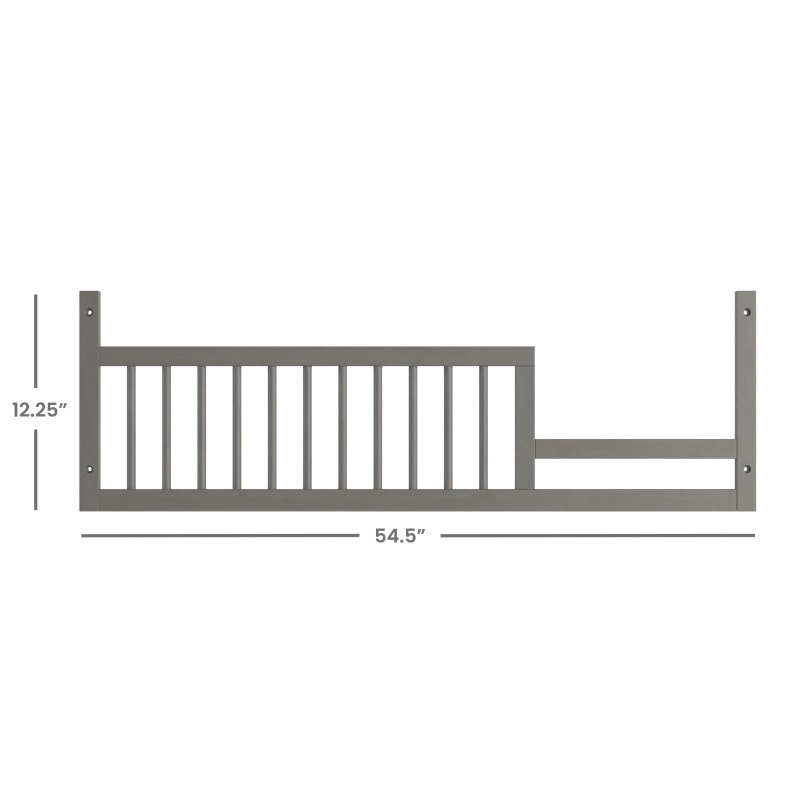 F09502 - Toddler Guard Rail, Lunar Gray