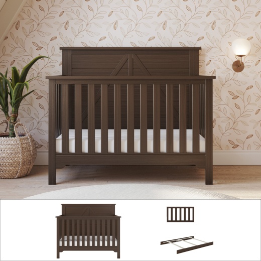 Woodland 3-Piece Nursery Set Brushed Truffle
