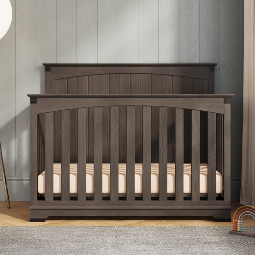Redmond Full Panel 4-In-1 Convertible Crib Dapper Gray
