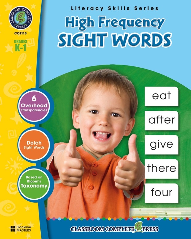 Classroom Complete Regular Education Book: High Frequency Sight Words, Grades - K, 1