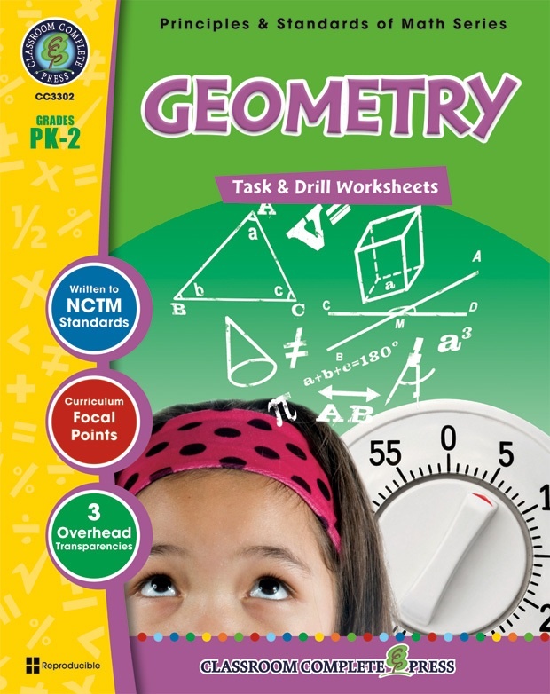 Classroom Complete Regular Education Book: Geometry - Task & Drill Sheets, Grades - PK, K, 1, 2