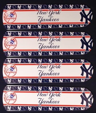 New Mlb New York Yankees 42" Ceiling Fan Blades Only