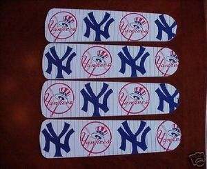 New Mlb New York Yankees 42" Ceiling Fan Blades Only