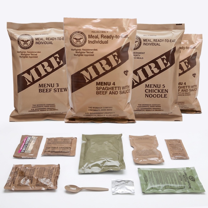U.S. Military Mre Meals Ready-To-Eat