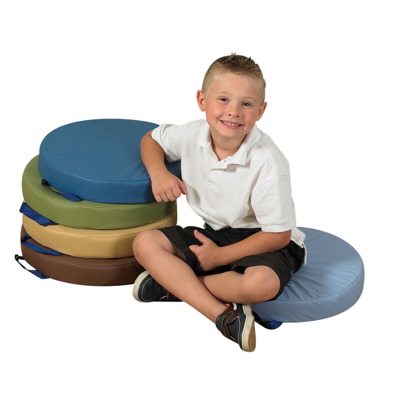 15″ Round Cushions – Woodland Set Of 5