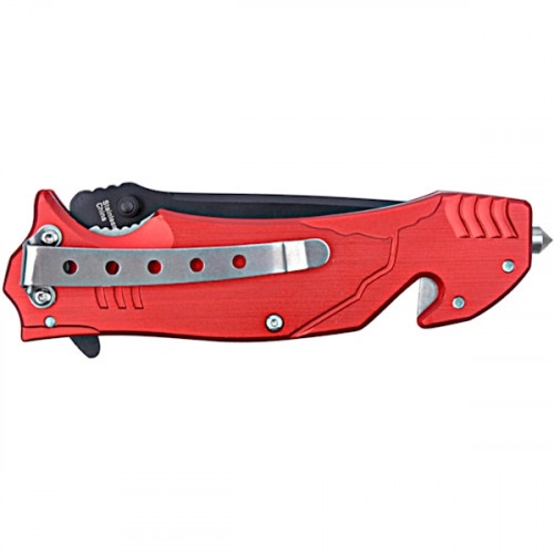 Fire Fighter Folding Knife With 3" Steel Blade