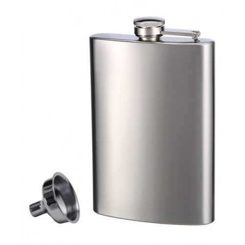 Stainless Steel Flask And Funnel