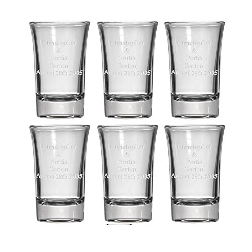 Shot Glasses - 6 Pack - Personalized